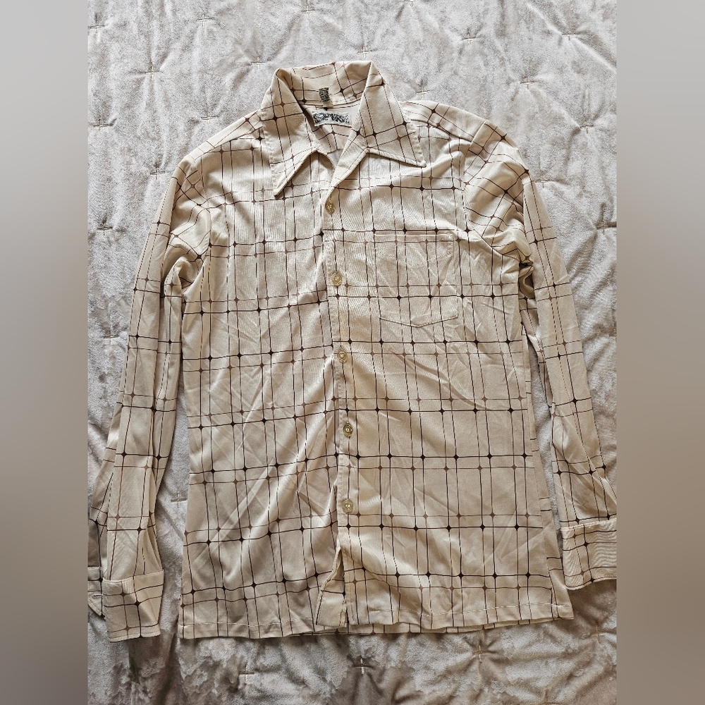 Vintage mens button-up